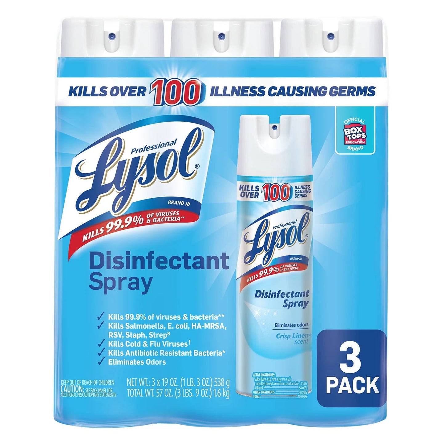 Lysol Disinfectant Spray 3-Pack