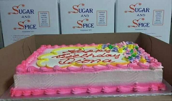 Sugar and Spice Plain Cake 8x12