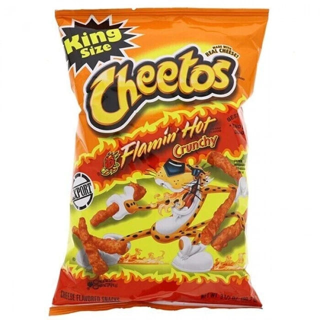 Cheetos Flamin' Hot Crunchy 3.5oz