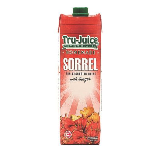 Tru-Juice Sorrel Ginger 1.75L - Authentic Jamaican Sorrel Juice