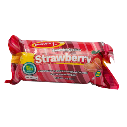 Butterkist Strawberry Cookies 55g