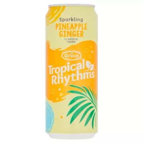 Tropical Rhythm Sparkling Pineapple Ginger 330ml