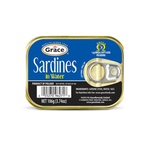 Grace Sardines in Spring Water 155g