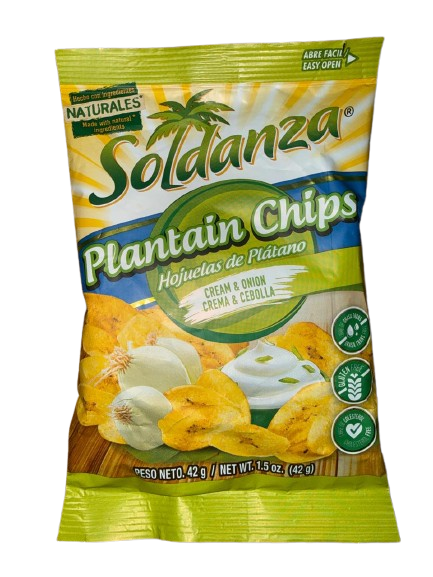 Soldanza Plantain Chips 12-Pack 45g