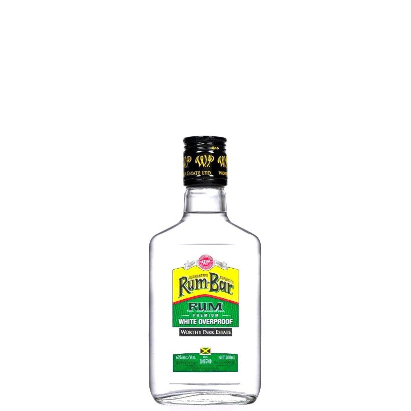 Rum Bar White Overproof Rum 200ml