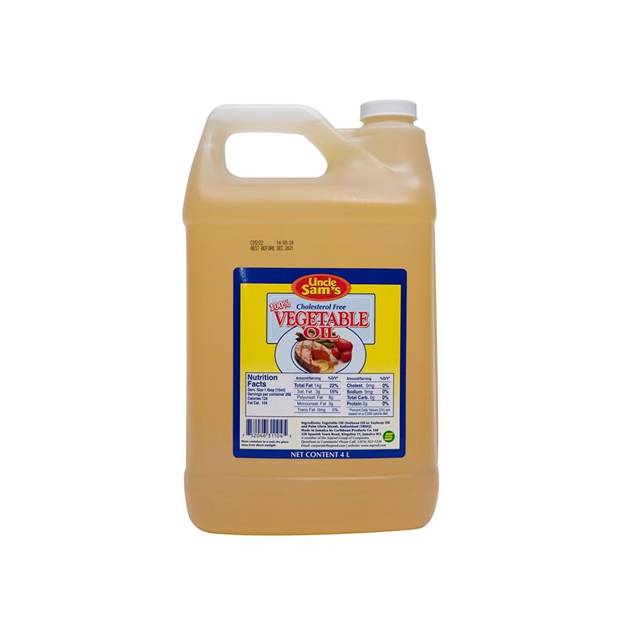 Uncle Sam Vegetable Oil – 4 L