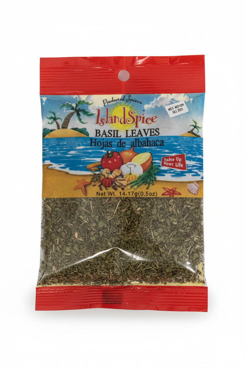 Island Spice Basil Leaves 0.5oz