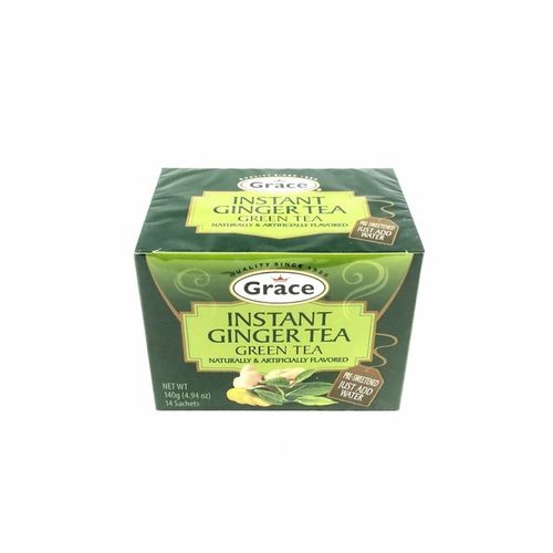 Box of Grace Instant Ginger Tea on a white background