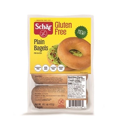 Gluten Free Plain Bagels 14oz