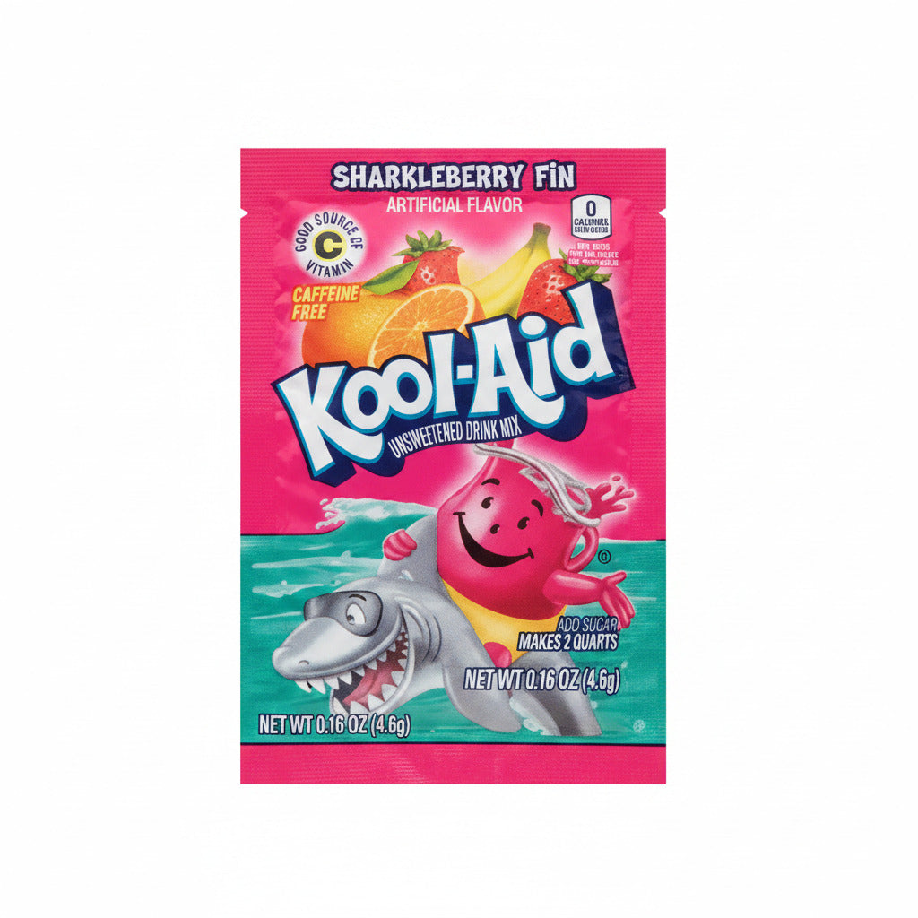 Kool-Aid Sharkleberry Punch Drink Mix Packets (6-Pack)