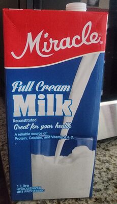 Miracle Recon Full Cream Milk 1L