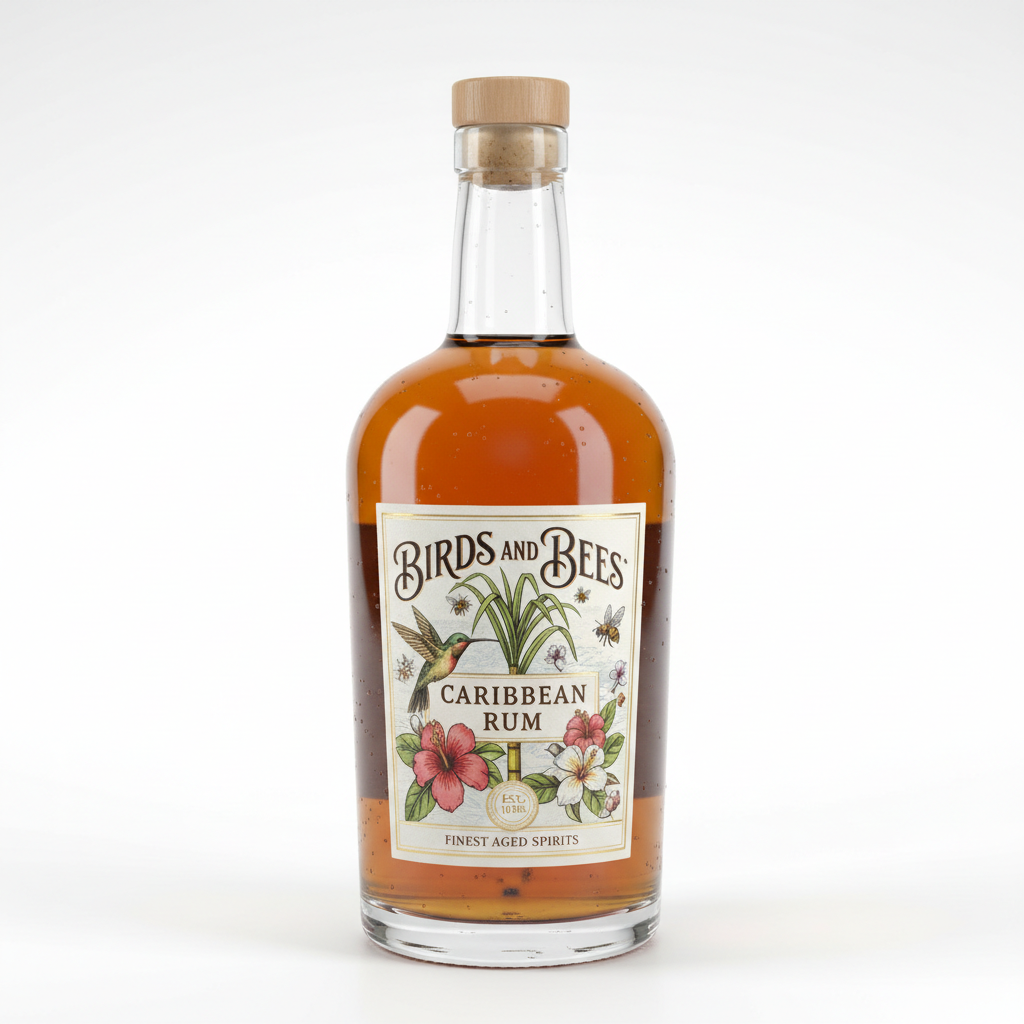 Birds & Bees Rum 750ml