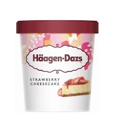 Haagen Dazs Strawberry Cheesecake Ice Cream 473ml