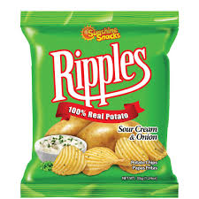 Sunshine Ripples Sour Cream 12-Pack 35g