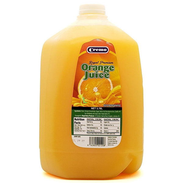 Cremo Orange Juice 1 Gallon