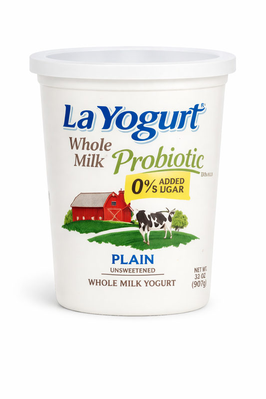La Yogurt Probiotic Plain Yogurt 32oz