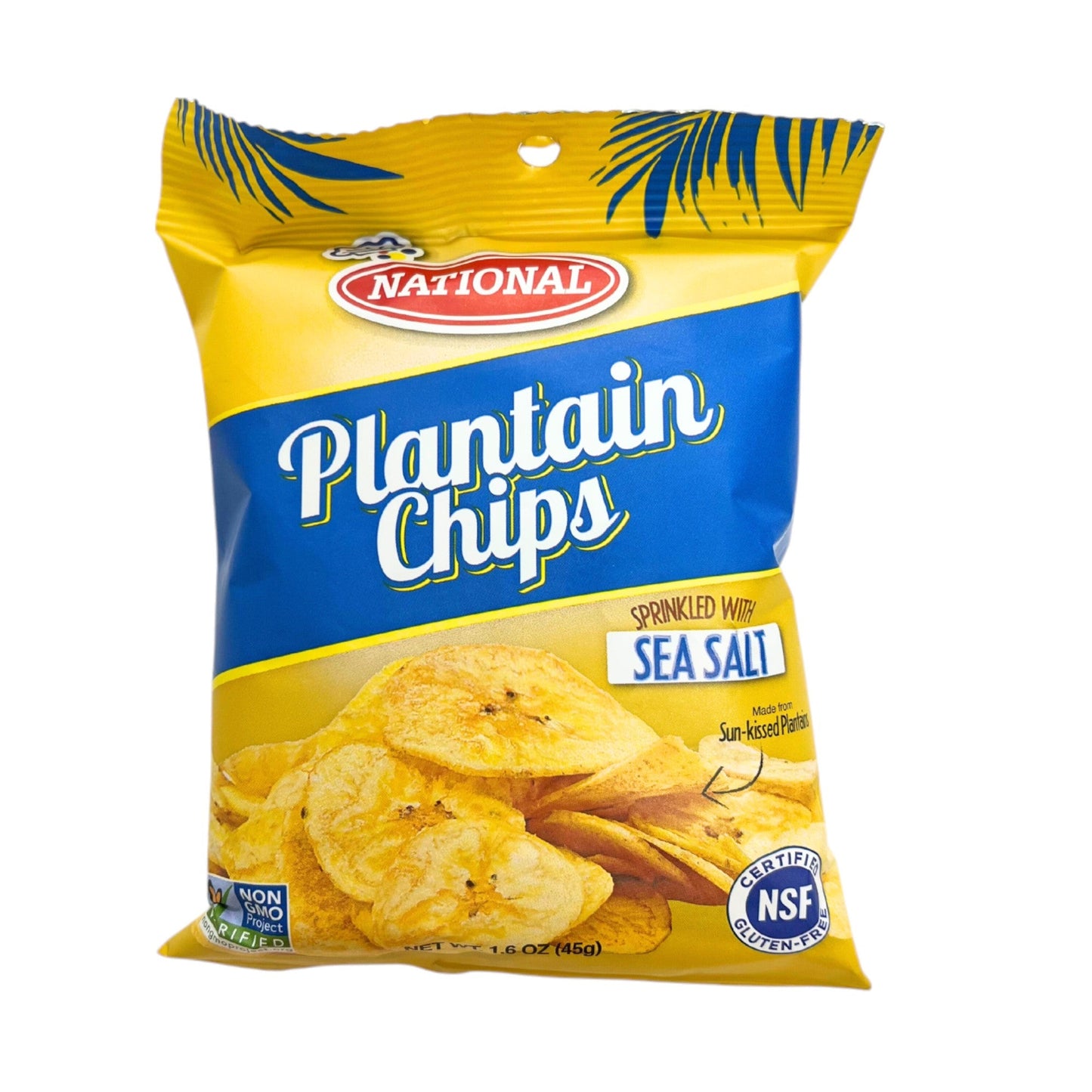 National Green Plantain Chips 45g