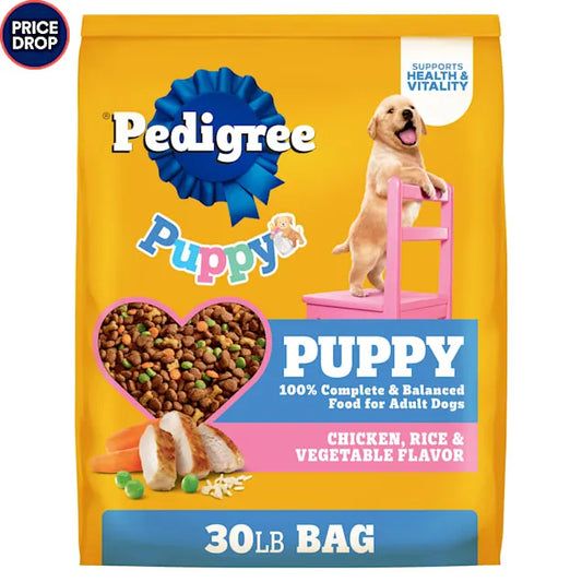 Pedigree Puppy Chicken, Rice & Vegetable Dry Dog Food