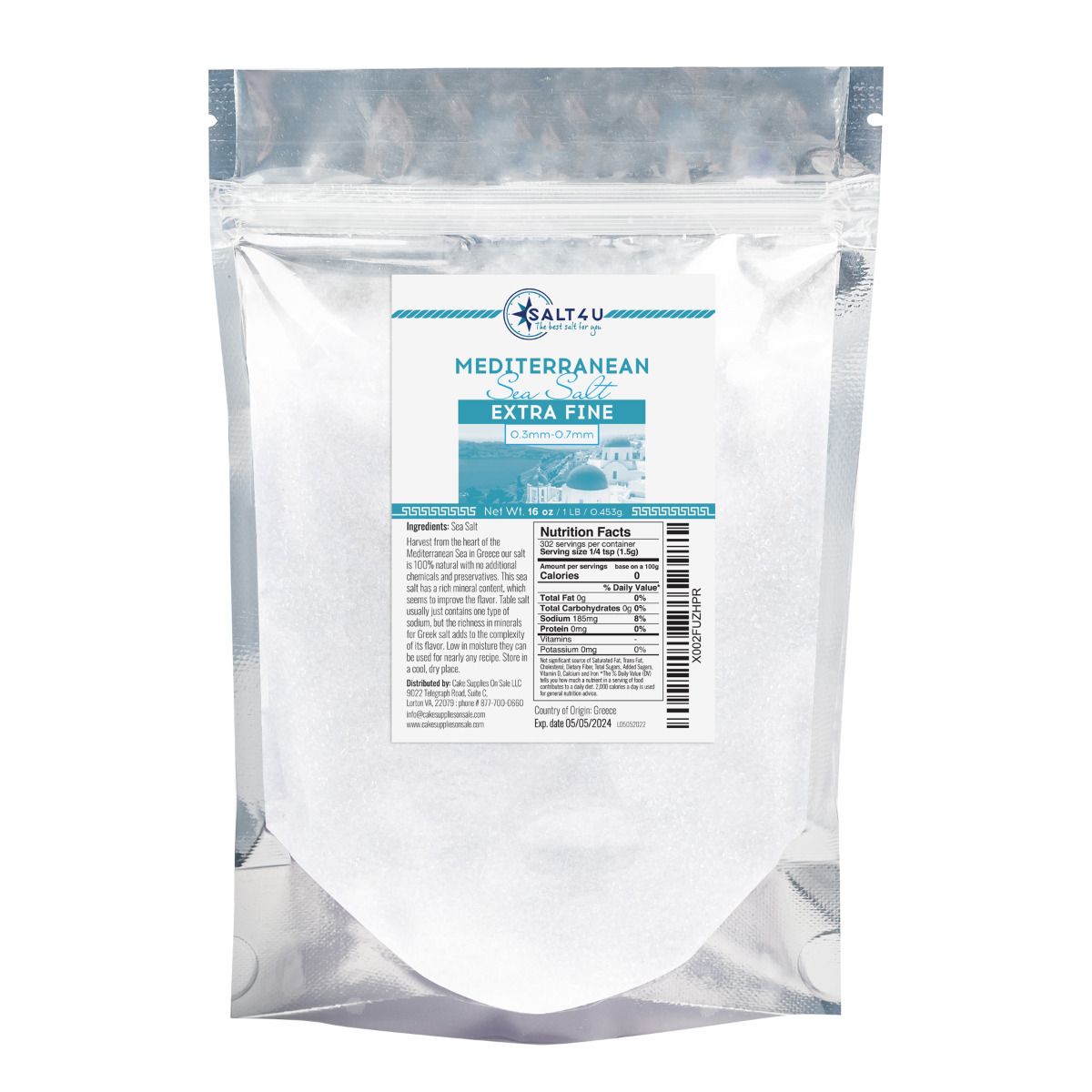 MM Mediterranean Sea Salt - Premium Natural Seasoning (500g)