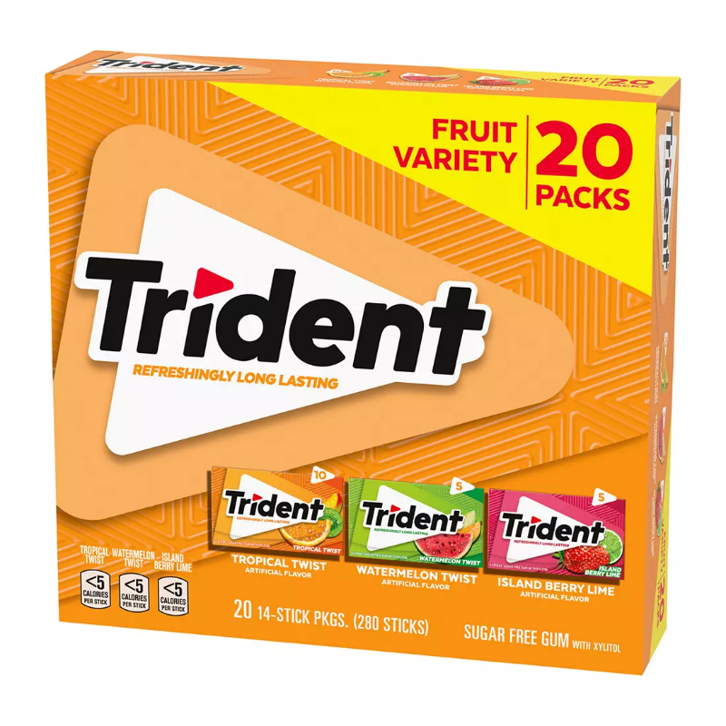 Trident Fruit Variety 20-Pack