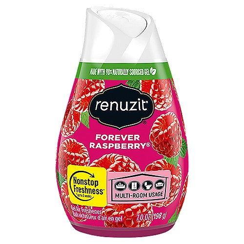 Renuzit Forever Raspberry Gel Air Freshener 7 oz