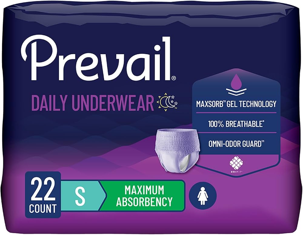 Prevail Daily Disposable Underwear Small 22-Count
