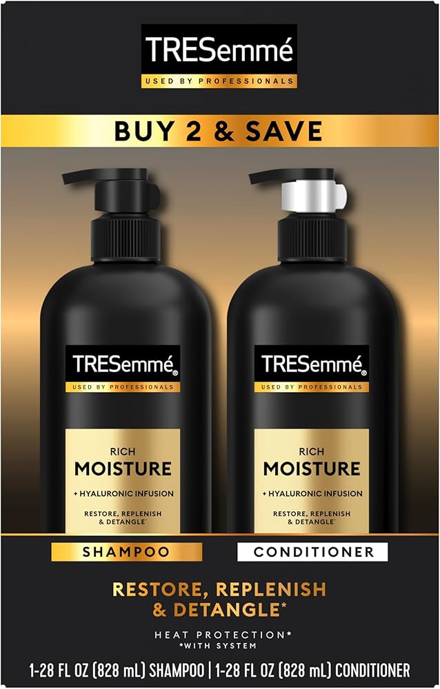 TRESemmé Rich Moisture Shampoo & Conditioner 2-Pack - Deep Hydration Hair Care
