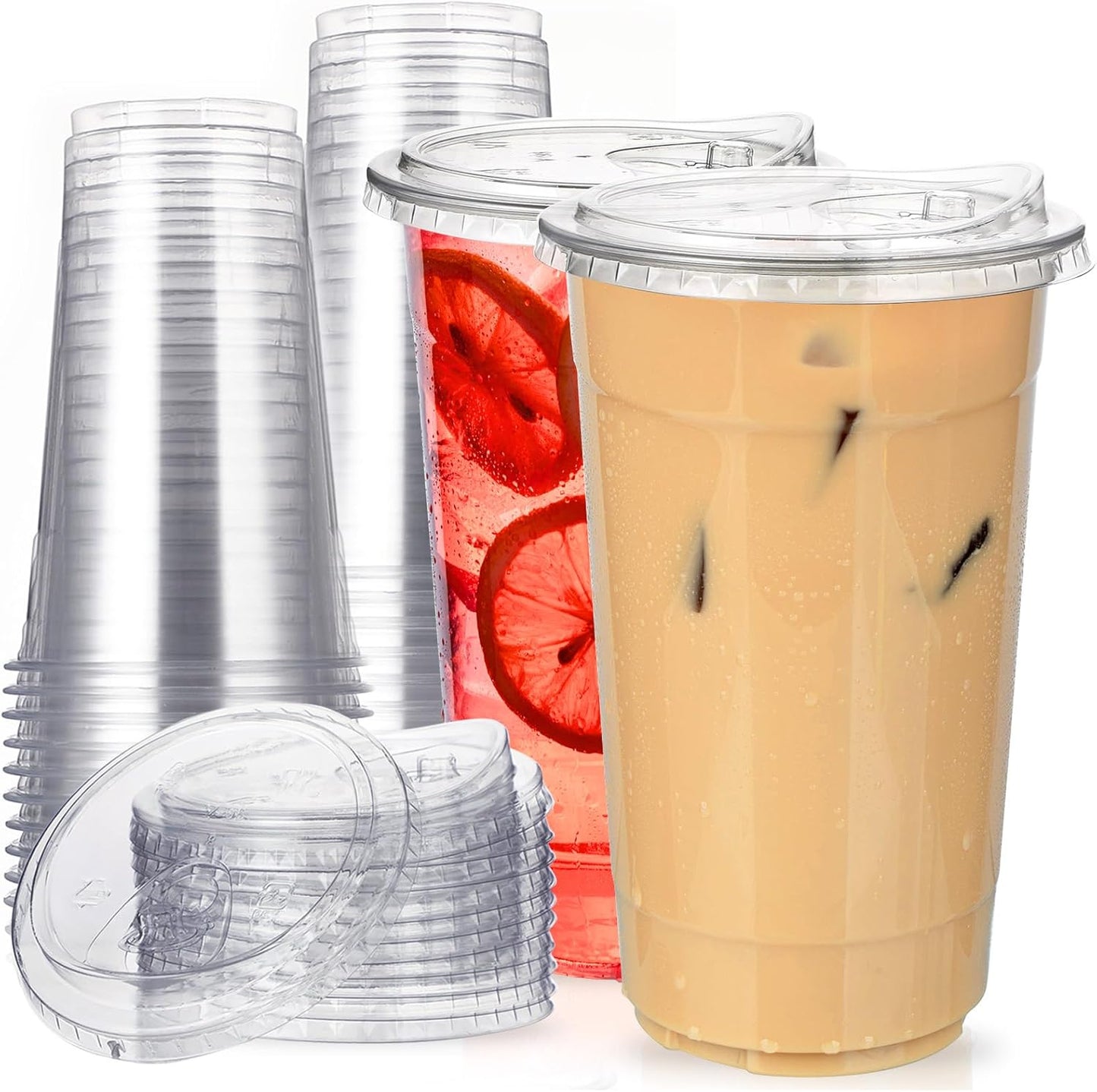 Cove Bay Disposable Cups with Lids 32oz 25-Pack