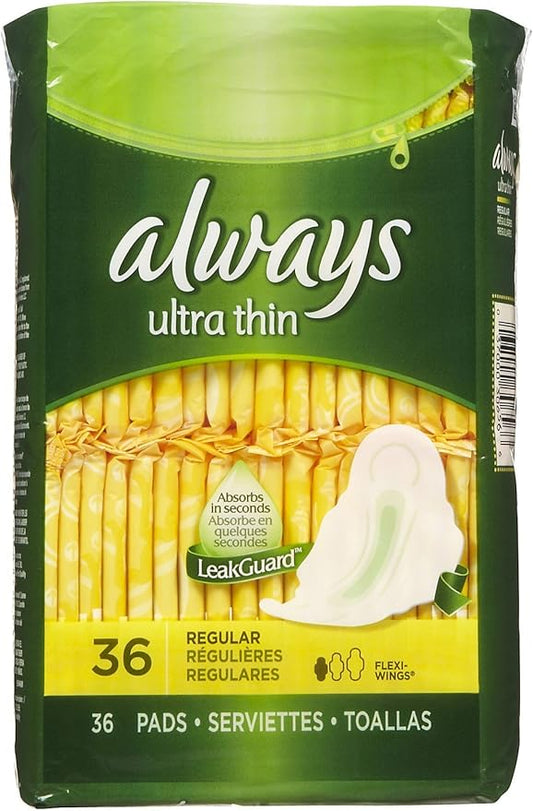 Always Overnight Ultra Thin Pads 36-Count
