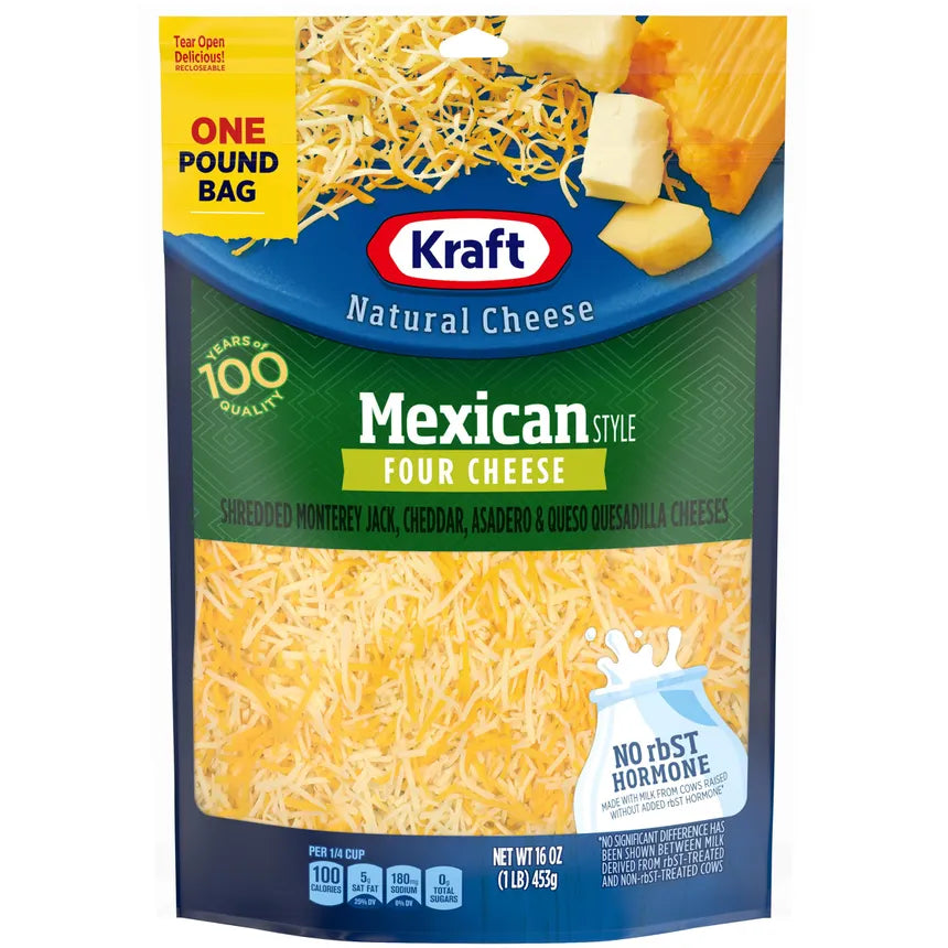 Kraft Mexican Blend Shredded Cheese 226g