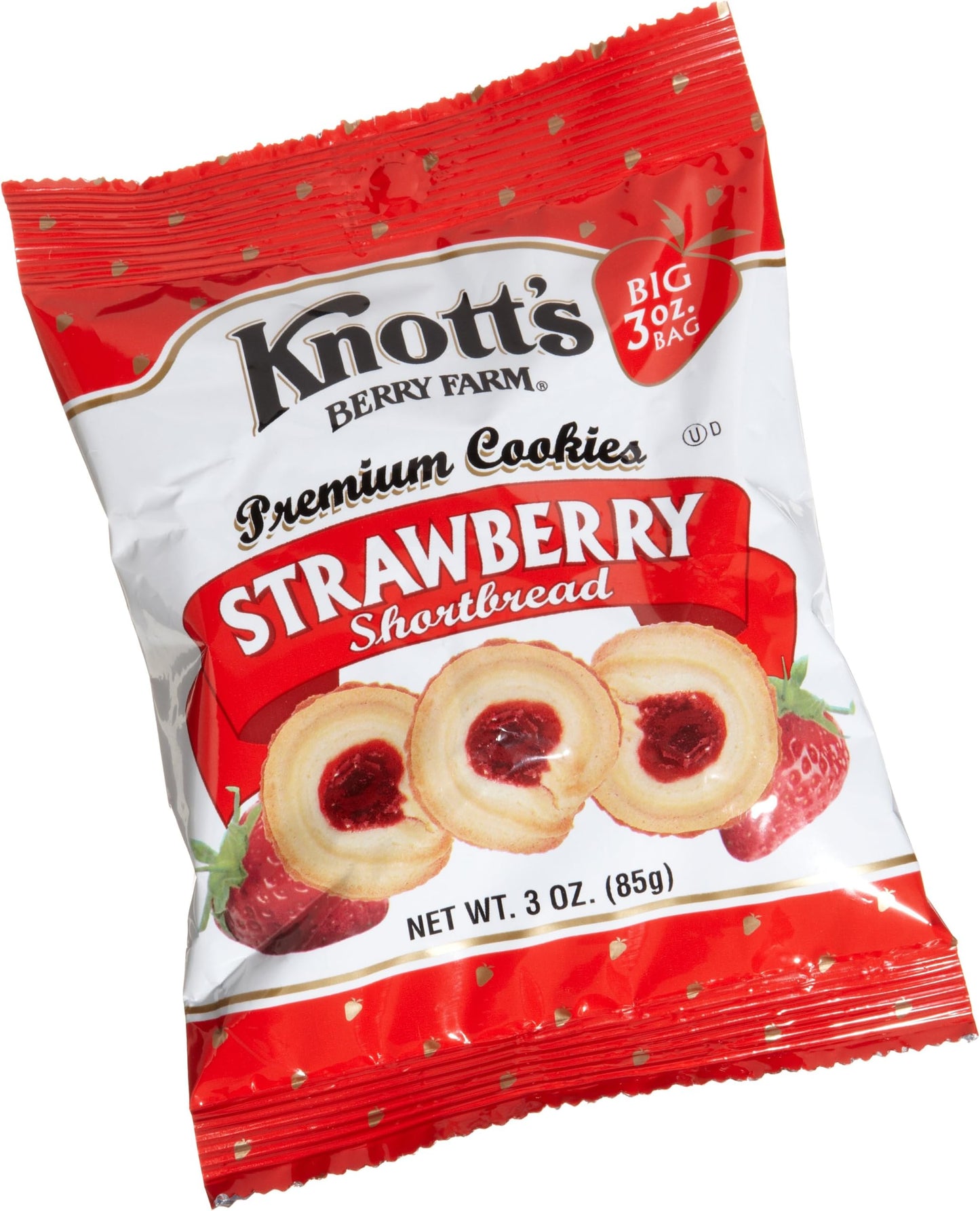 Knott's Strawberry Shortbread Cookies 12-Pack