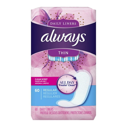 Always Liners Regular – 60 Pack