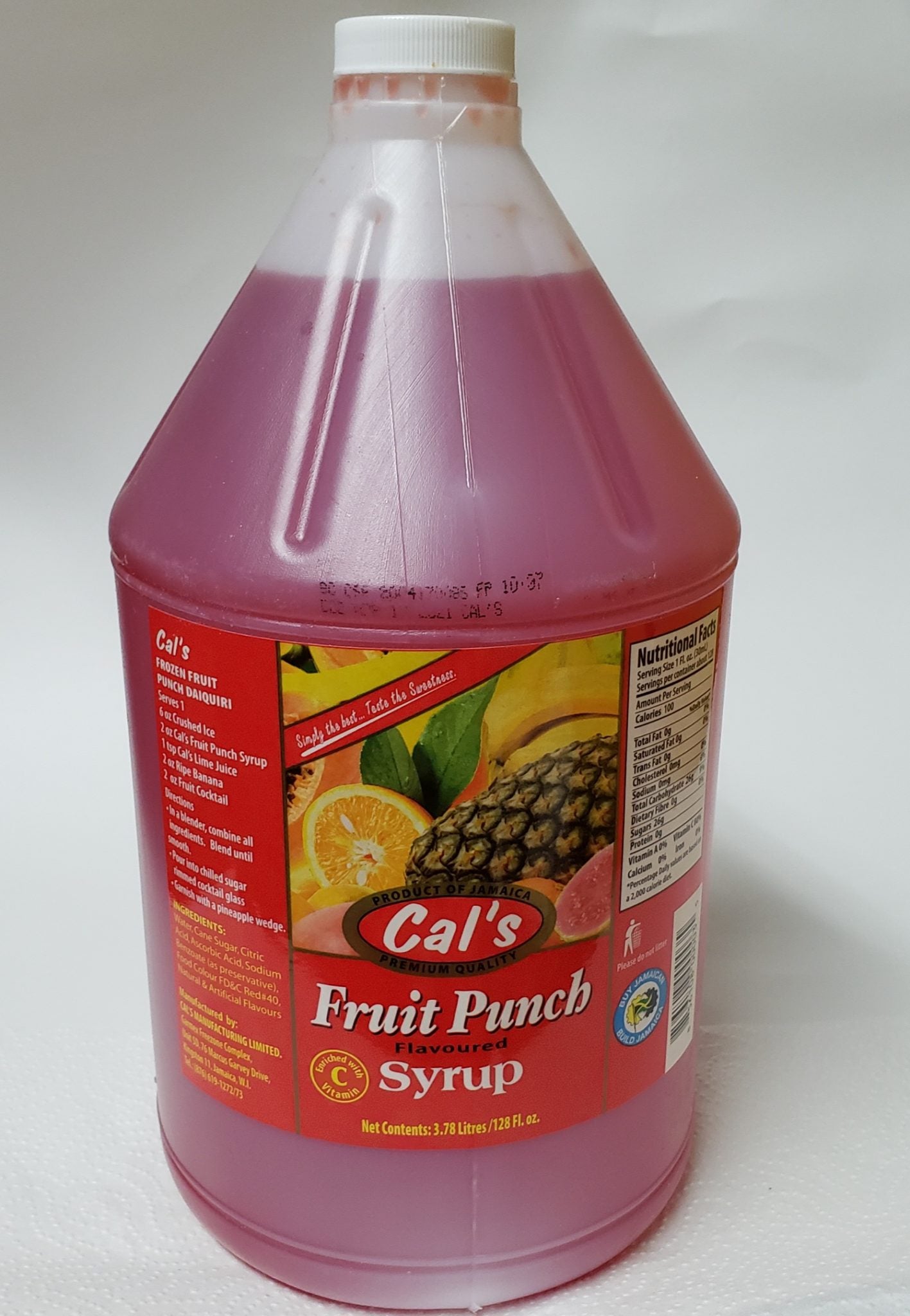 Cal's Cherry Syrup 3.78L