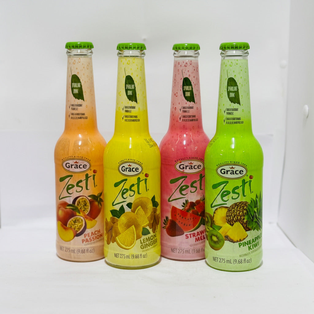 Grace Zesti Lemon-Ginger Drink 12-Pack