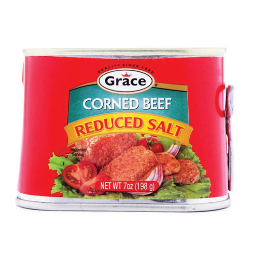 Grace Corned Beef Reduced Salt (7oz / 12oz)