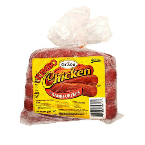 Grace Chicken Spicy Jumbo Franks 900g