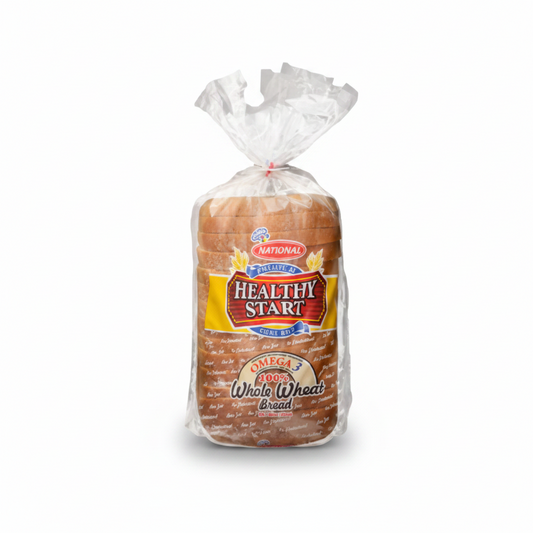 National Healthy Start 75% Whole Wheat Bread 907g