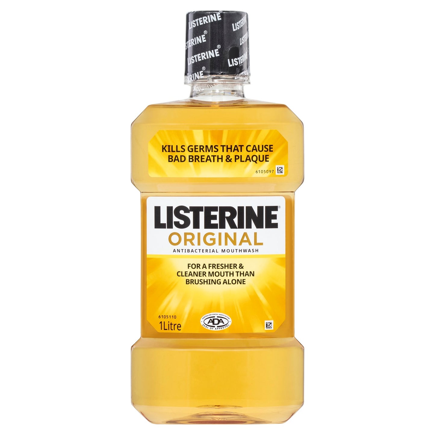 Listerine Original Antiseptic Mouthwash Against Gingivitis - 1L