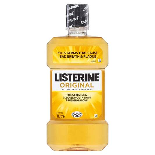 Listerine Original Antiseptic Mouthwash Against Gingivitis - 1L