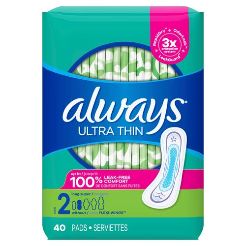 Always Ultra Thin Pads 34-Pack