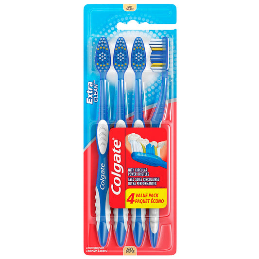 Colgate Extra Clean Toothbrush – 4 Pack
