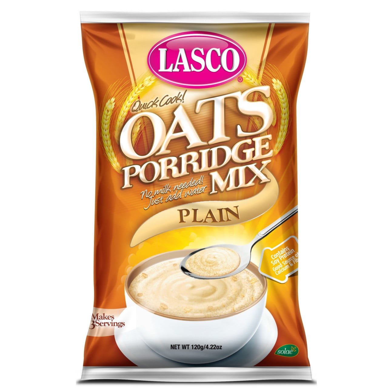 Lasco Oats Porridge Plain 120g 6-Pack