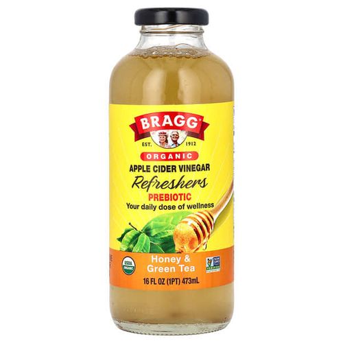 Bragg Apple Cider Vinegar with Honey & Green Tea 16 oz