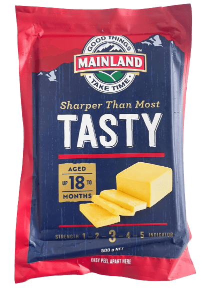 Mainland Tasty Cheddar Cheese 500g
