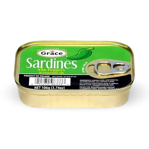 Grace Sardines with Pepper in Oil - 155g