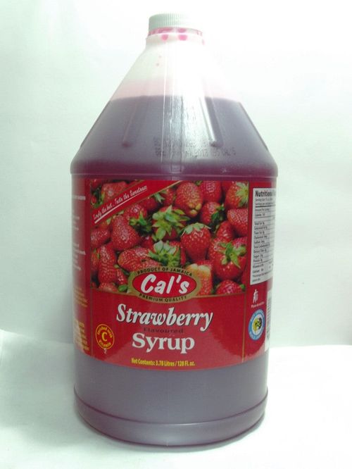 Cal's Strawberry Syrup 3.78L