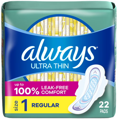 Always Ultra Thin Size 1 Pads 22-Count