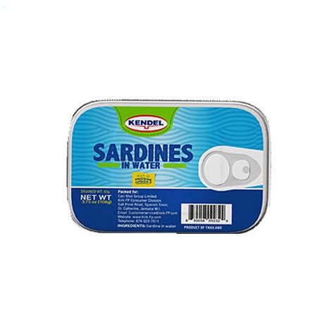 Kendel Sardines in Water (125g)