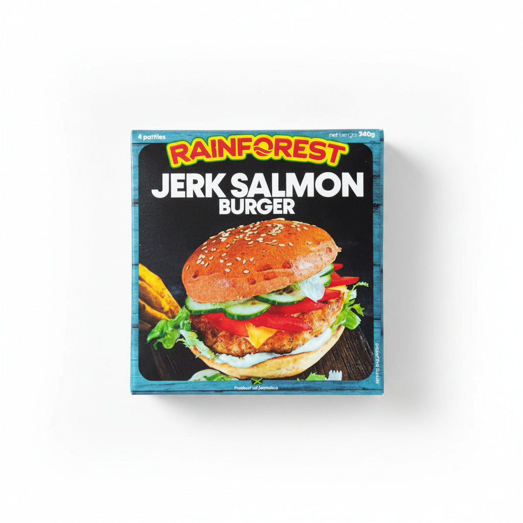 RF Jerk Salmon Burger