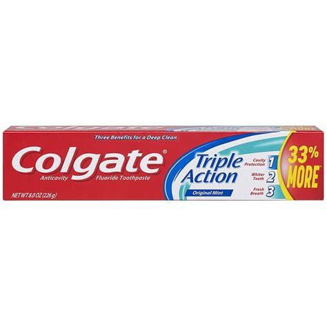 Colgate Triple Action Toothpaste 6-Pack (6 x 226g)